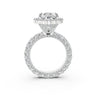 Timeless Pear Halo Ring Setting
