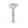 Timeless Pear Halo Ring Setting