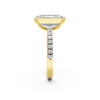 Aurelia Emerald Bezel Pavé Ring