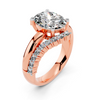 Oval Diamond Wave Setting