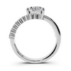 Oval Diamond Wave Setting