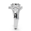 Oval Diamond Wave Setting