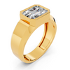 Emerald Bezel Signet Setting