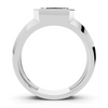 Emerald Bezel Signet Setting