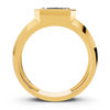 Emerald Bezel Signet Setting