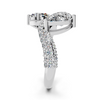 Twin Pear Diamond Crossover Setting