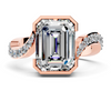 Twist Emerald Ring Setting