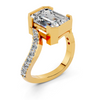 Twist Emerald Ring Setting