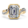 Twist Emerald Ring Setting