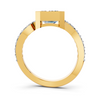 Twist Emerald Ring Setting