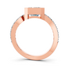 Twist Emerald Ring Setting
