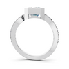 Twist Emerald Ring Setting