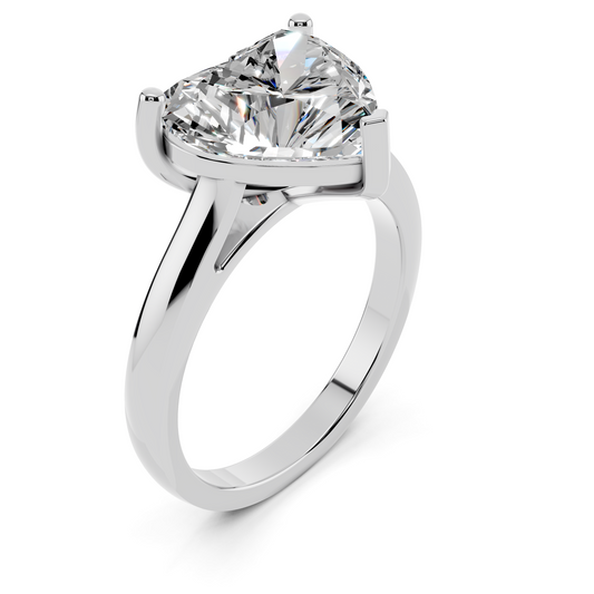 Céleste Heart Solitaire Setting