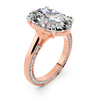 Liora Oval Hidden Halo Setting
