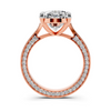 Liora Oval Hidden Halo Setting