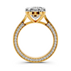 Liora Oval Hidden Halo Setting