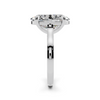 Liora Oval Hidden Halo Setting