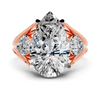 Three-Stone Pear Setting