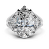 Three-Stone Pear Setting