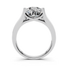 Three-Stone Pear Setting