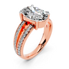 Split Pavé Solitaire Setting