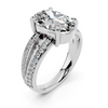 Split Pavé Solitaire Setting