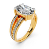 Split Pavé Solitaire Setting