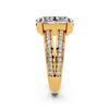 Split Pavé Solitaire Setting