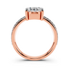 Split Pavé Solitaire Setting