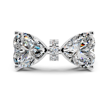 Harmony Twin Heart Diamond Setting