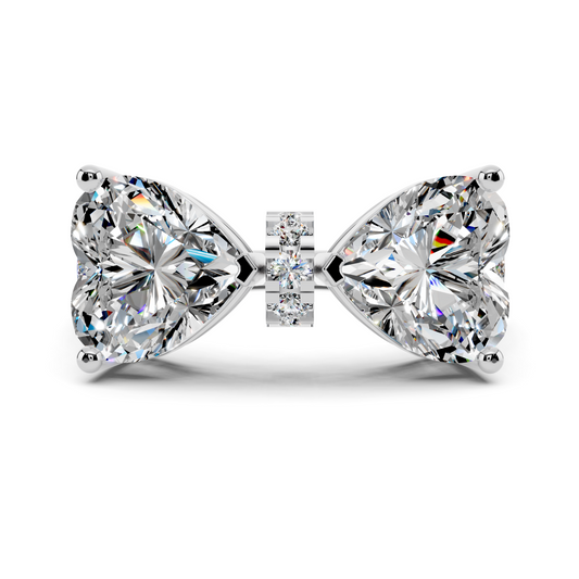 Harmony Twin Heart Diamond Setting