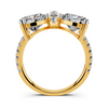 Harmony Twin Heart Diamond Setting
