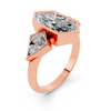 Kite Bezel Diamond Setting