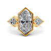 Kite Bezel Diamond Setting