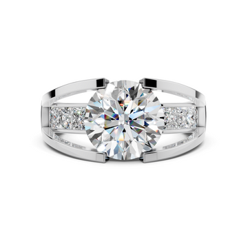 Split-Shank Diamond Setting