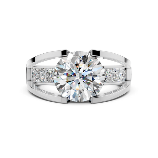 Split-Shank Diamond Setting
