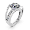 Split-Shank Diamond Setting