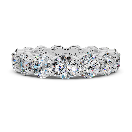Celeste Round Diamond Eternity Band