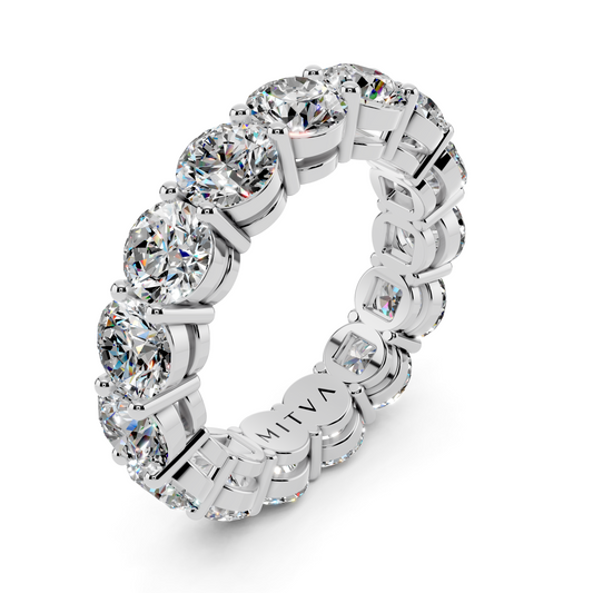 Celeste Round Diamond Eternity Band