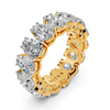 Pear Diamond Eternity Band