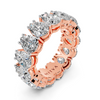 Pear Diamond Eternity Band