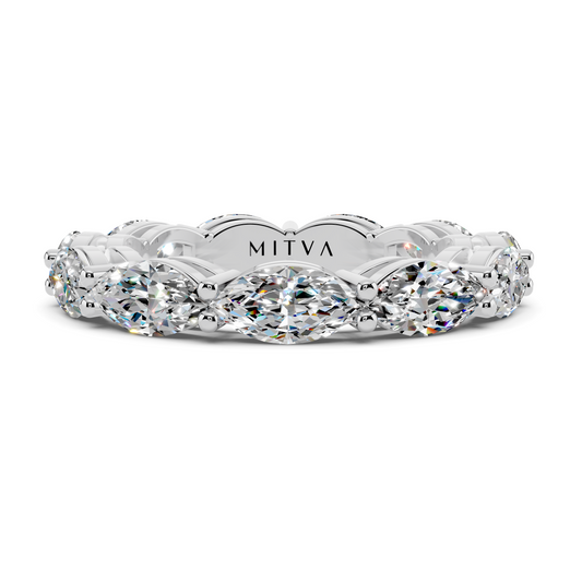 Marquise Diamond Eternity Band