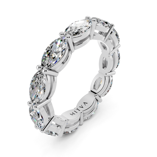 Marquise Diamond Eternity Band