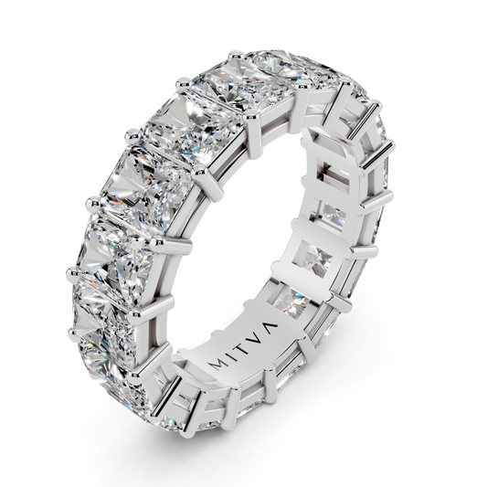 Princess Cut Diamond Eternity Band