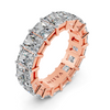 Princess Cut Diamond Eternity Band