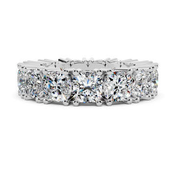 Oval Cut Diamond Eternity Band