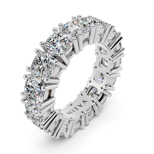 Oval Cut Diamond Eternity Band