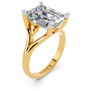 The Emerald-Cut Split-Shank Solitaire