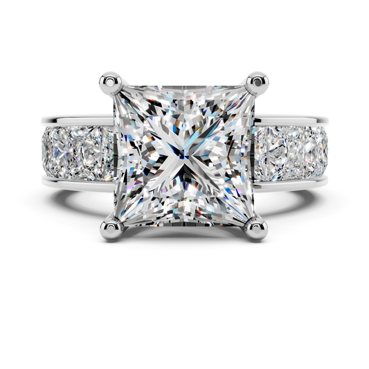 The Princess-Cut Channel-Set Ring