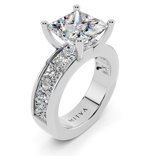 The Princess-Cut Channel-Set Ring